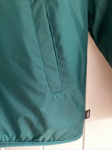 A "VANS OFF THE WALL" HARVARD REVERSIBLE JACKET TEAL/CREAM (M) - Picture 4 of 8