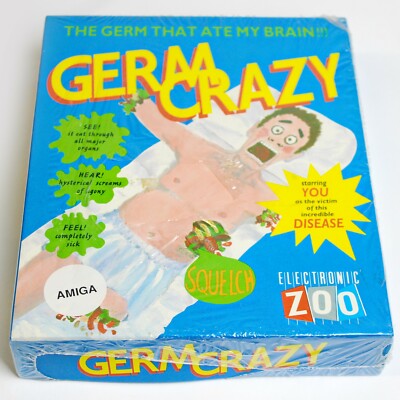 Germ Crazy (Commodore Amiga, 1991) - Factory Sealed - Free Shipping -N