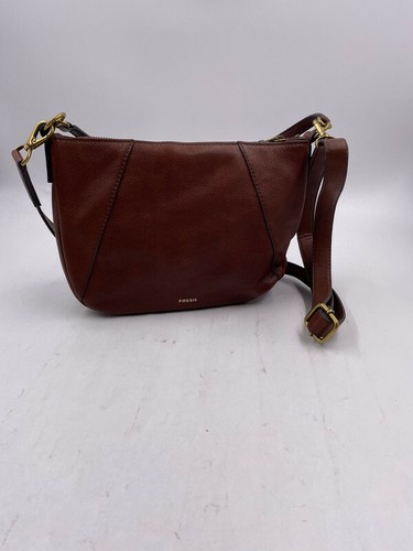 FOSSIL SKYLAR CROSSBODY PURSE BROWN | eBay