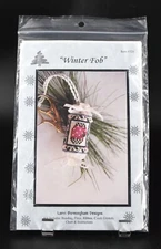 NEW Lorri Birmingham Designs Winter Fob Counted Cross Stitch Kit 320