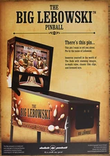 THE BIG LEBOWSKI by DUTCH PINBALL pinball flyer