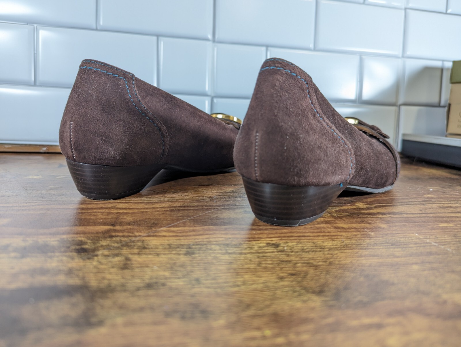 Hotter Ladies hotter COMFORT CONCEPT Brown Suede Slip… Gem