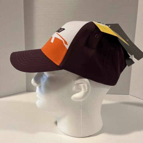 SKI-DOO Racing X-TEAM BERRETTO CURVO SNAPBACK TRUCKER HAT STYLE #454799 arancione marrone - Foto 3 di 13