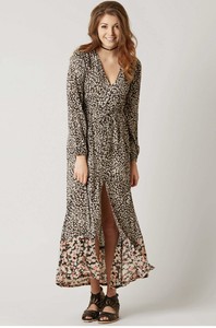 leith kimono maxi dress