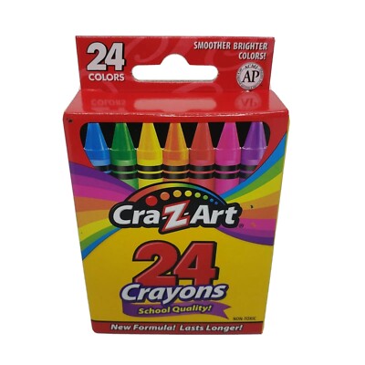 【期間限定45%off】Horizon crayon Cra-Z-Art 24 Count Smoother Brighter Colors Crayons | eBay