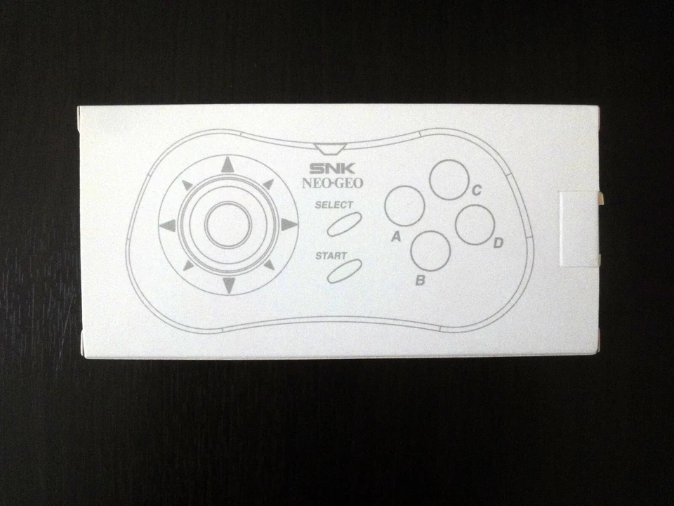 Spotless New !! SNK NeoGeo Mini Video Game Pad Controller WHITE - Image 2 of 4