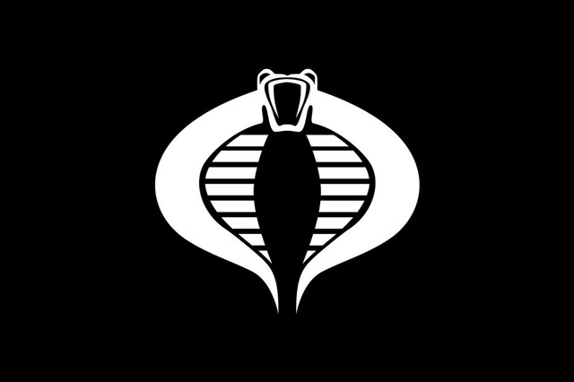 Cobra Logo White Vinyl Sticker Decal GI Joe Destro eBay