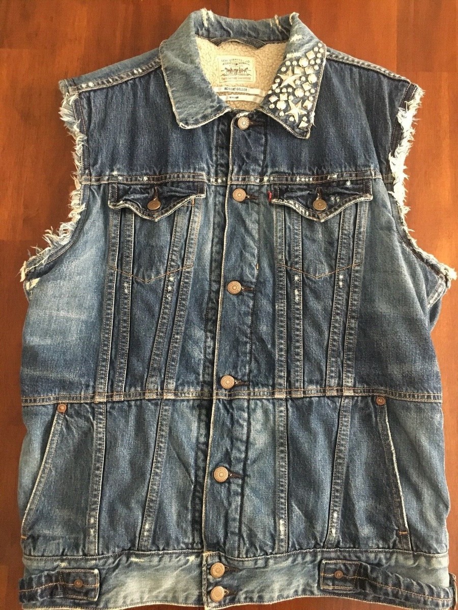 USA製 LEVI'S Robert Geller denim VEST XL USA製LEVI'S Robert Geller denim VEST XL