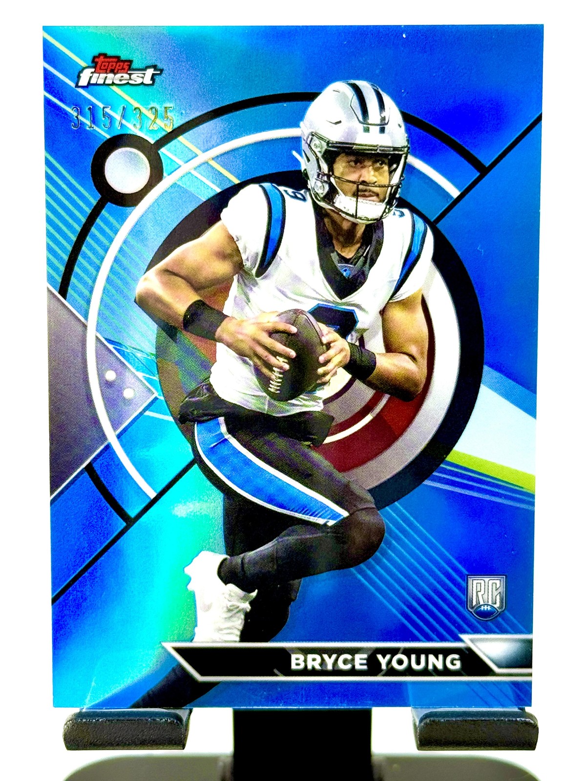 2023 Topps Composite - Finest Sky Blue Refractor #158 Bryce Young #/325