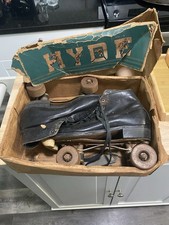Vintage Betty Lytle Styled by HYDE Roller Skates, Men Chicago Plates Wood Wheel