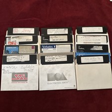 Commodore 64 5.25" Disks LOT Of 12 B3668