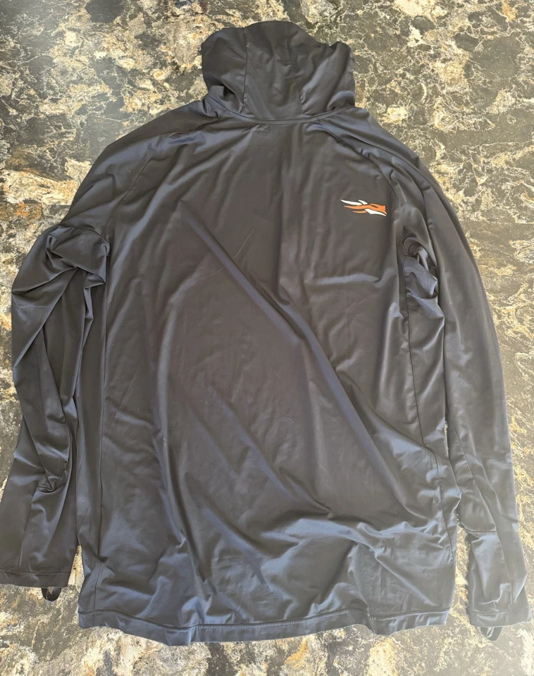 Pullover ligero con capucha Sitka 2XL para hombre 1/4 cremallera con repelente de insectos Foto 3 de 4