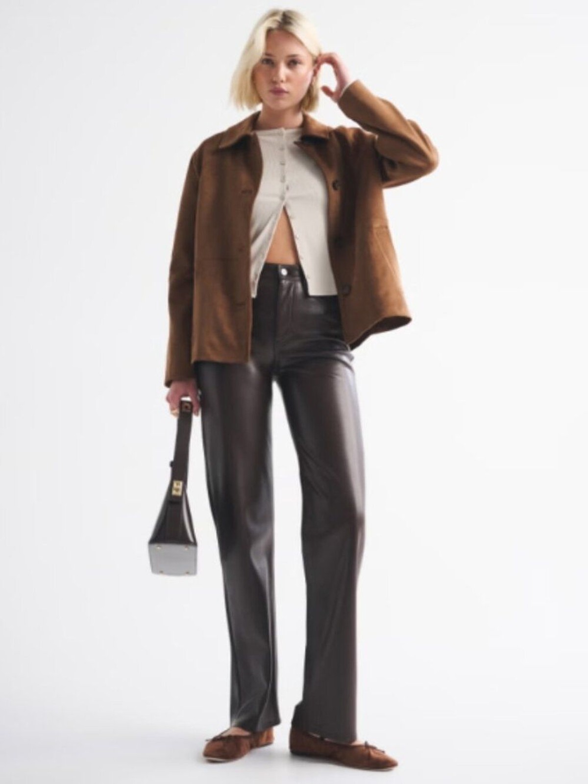 New With Tags Abercrombie & Fitch Curve Love Vegan Leather Pants