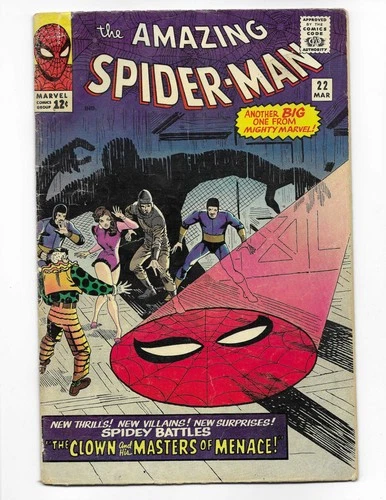 Amazing Spider-Man 22 1965 Marvel Comics VG 4.0 1st App of Princess Python