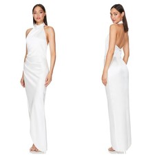 NOOKIE Amelia Halter Gown In Ivory