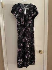 NWT Express floral wrap dress s