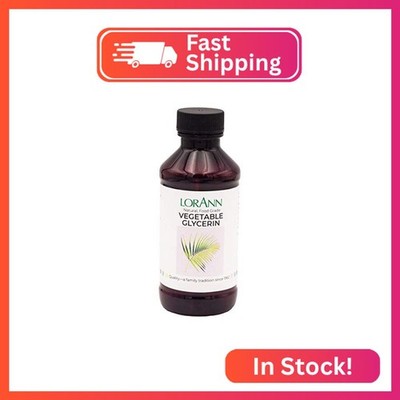 LorAnn Vegetable Glycerine, Natural 4 ounce bottle