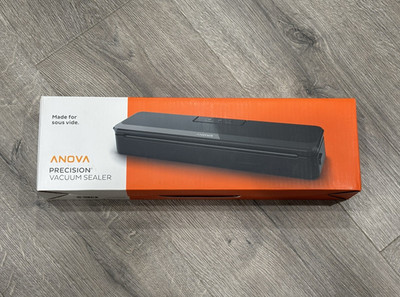 Anova Precision Vacuum Sealer Black Compact, Works with Any Bag Size