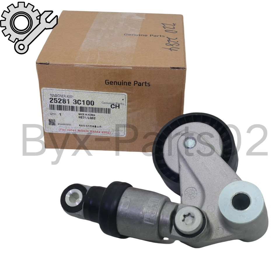 For Hyundai Azera Sonata Kia Sedona Sorento 3.8L 3.5L Belt Tensioner Assy OEM - Image 3 of 4