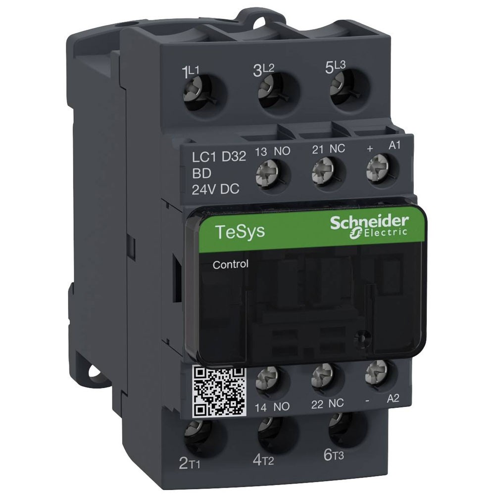 Schneider Electric TeSys Contactor 32A 24VDC 1pc