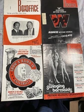 LOT #1: 10 BOXOFFICE 1970s MAGAZINES DRIVE IN MOVIE THEATRE AD SPEAKER 35MM FILM