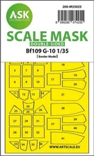 ASK 1/35 Messerschmitt Bf 109G-10 Double-Sided Painting Mask for Border Model