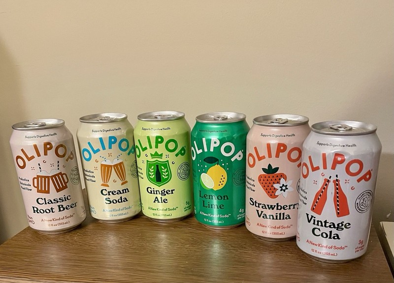 Olipop Variety Soda, 12 Pack Of 6 Flavors