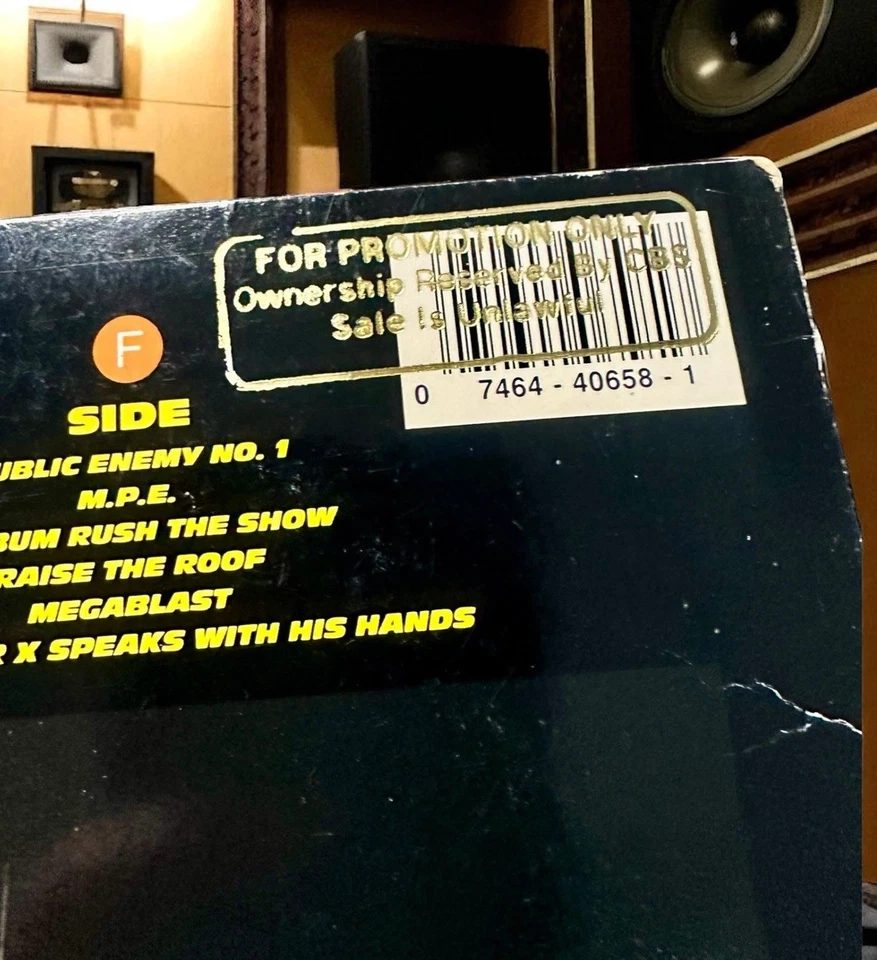 Promotional LP Public Enemy - Yo Bum Rush The Show '87 LP US ORG VG++ Foto 3 de 4