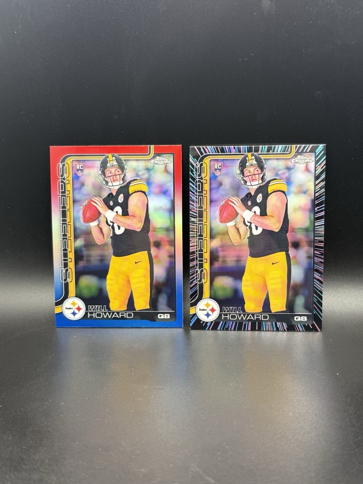 2025 Topps Chrome Will Howard Rookie Neon Pulse Refractor SSP Case Hit & RWB📈