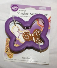 Wilton Butterfly Cookie Cutter Comfort Grip Stainless Steel Easter Spring 4.5"