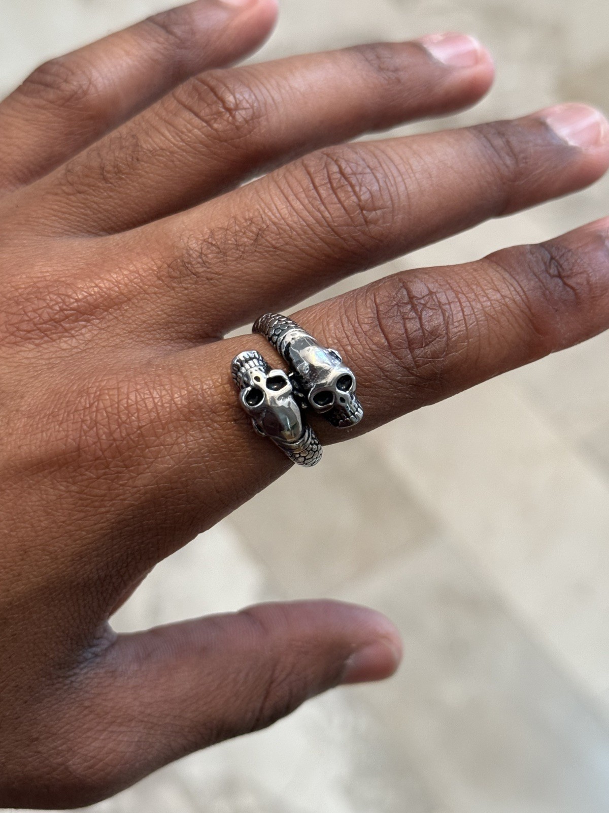 Gothic & Alternative Ring Bundle – Skull, Compass… - image 4