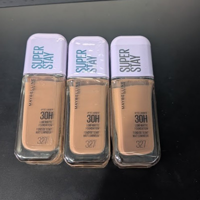 Maybelline Super Stay Up To 30H Lumi-Matte Foundation - Farbton 327 - NEU - 3er Pack