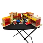 Vintage 1973 Fisher Price Little People Village 997 Playset with Cars Figures
