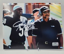 LAWRENCE TAYLOR Signed 8x10 Photo Shark Lavay Any Given Sunday LT Hologram COA