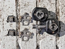 Speedplay Frog Stainless Spindle MTB Pedals with Cleats and hardware