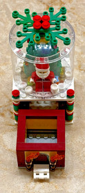 LEGO 40233 Santa SNOW GLOBE Set Christmas 100% Complete