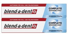 2 x 47 g Blend-a-dent Original Super Adhesive Cream &ndash; Extra Strong &ndash; Complete