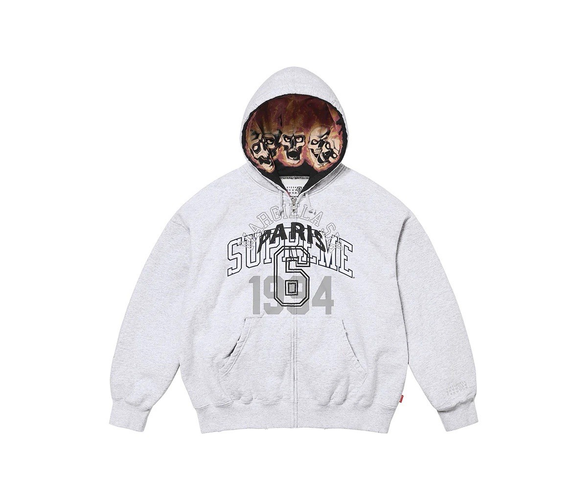 Supreme MM6 Maison Margiela Hoodie Zip Up Pullover