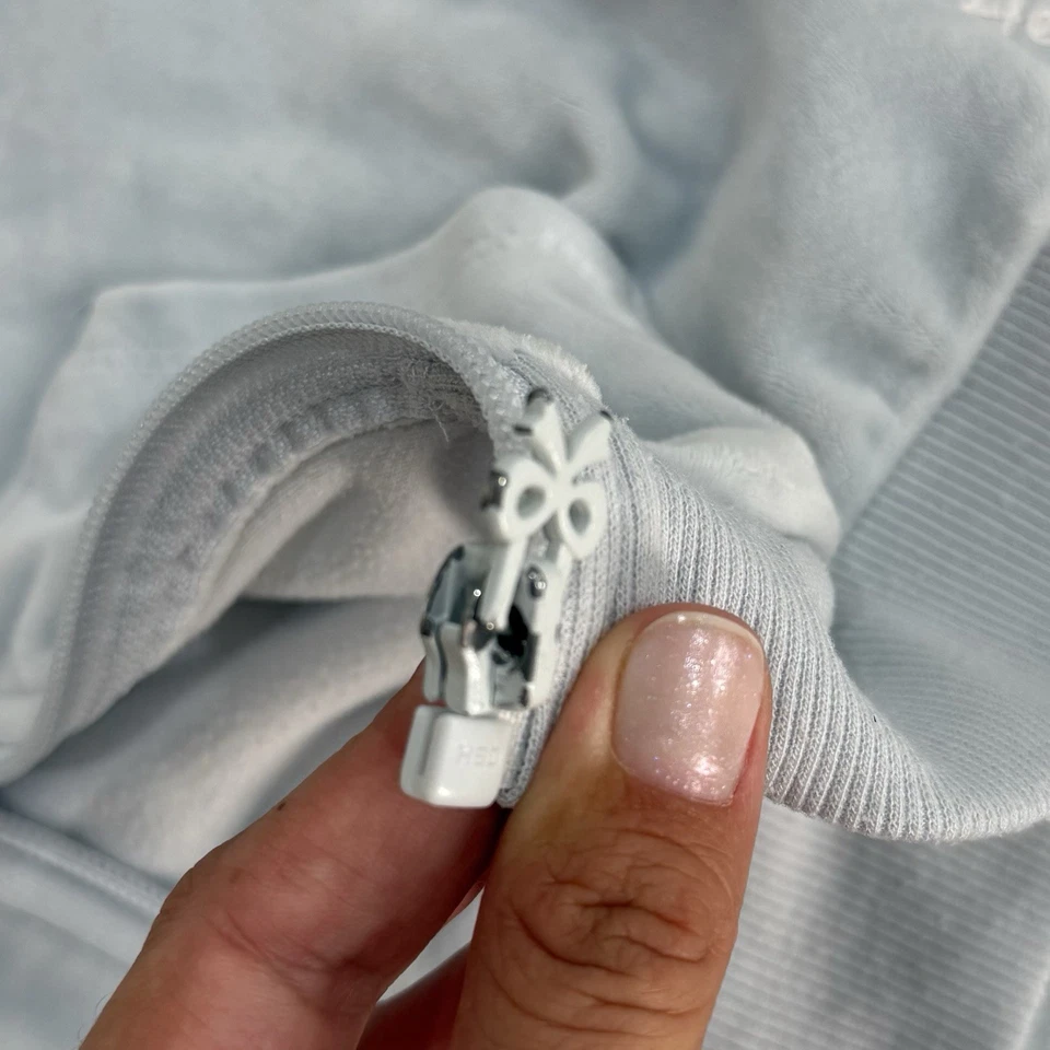 Conjunto de chándal de terciopelo H&M x Sanrio Hello Kitty sudadera con capucha cremallera chaqueta pantalones niñas 3-4 años Foto 3 de 4