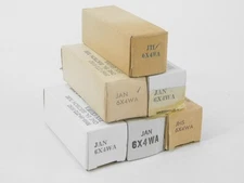 Sylvania GE 6X4 6X4WA Vintage NOS Audio Rectifier Tube (best price online)