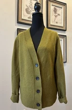 Women’s Banana Republic Factory Oversized Olive Green Cardigan Size Medium NWT