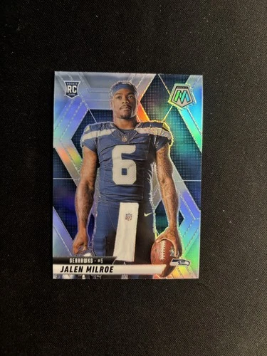 2025 Panini mosaic Jalen Milroe silver variation rookie card