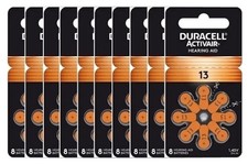 Duracell Activair Hearing Aid Batteries: Size 13 80 Batteries , Exp 2029