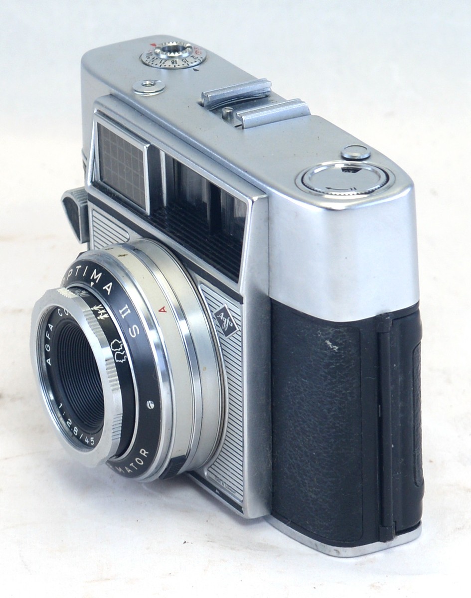 Vintage AGFA OPTIMA IIs 35mm Film Camera PRONTORMATOR f/2.8 45mm