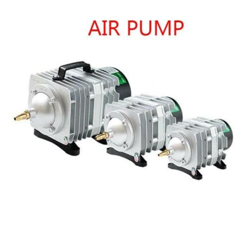 Air Compressor 220-240V Stainless Steel Aquarium 70L/MIN Pump Aerator Accessory - Afbeelding 1 van 28