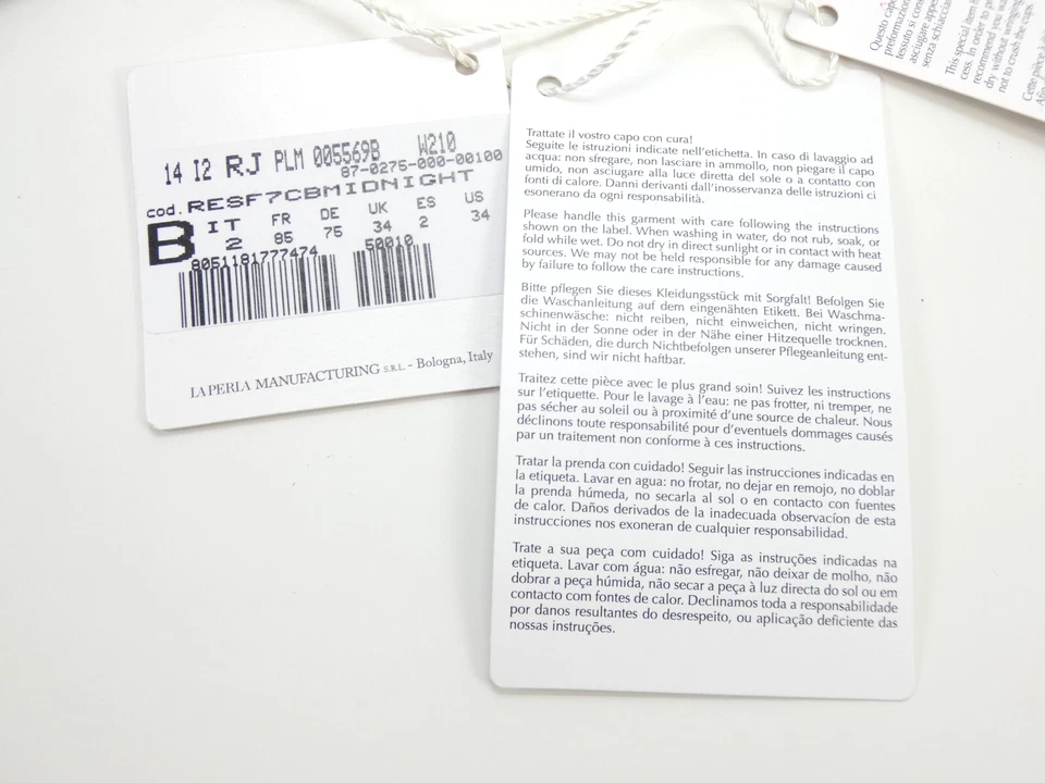 Sujetador La Perla Negro Bandeau Negro Con Aros Corte Bajo Encaje Talla 34 B Nuevo con Etiquetas Precio de venta sugerido por el fabricante 275 GBP Foto 3 de 4