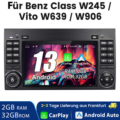 7'' Autoradio Für Mercedes-Benz A/B Klasse Vito Viano Sprinter GPS WIFI BT 2+32GB