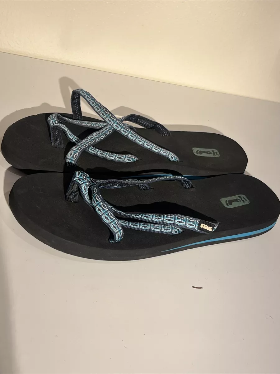 Teva criss cross flip flops clearance
