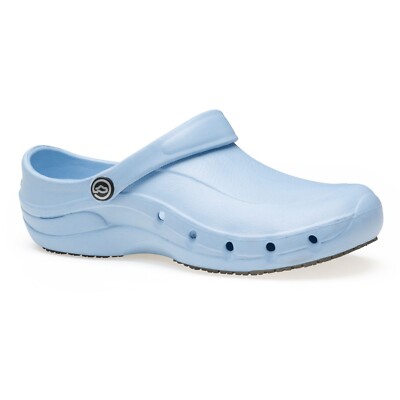 TOFFELN CLOGS BLUE COMFORTABLE NURSES SHOES UK SIZE 3-4 **RRP
