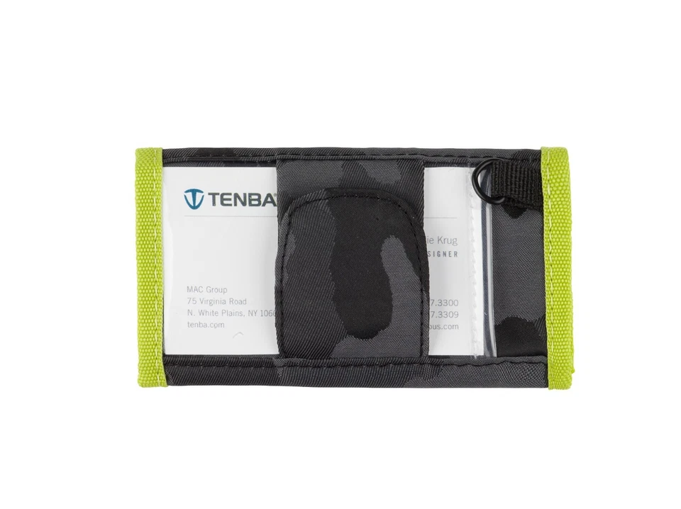 Tenba Tools Reload SD 9 - Negro Camuflaje/Lima - Cartera Tarjeta de Memoria SD Foto 2 de 2
